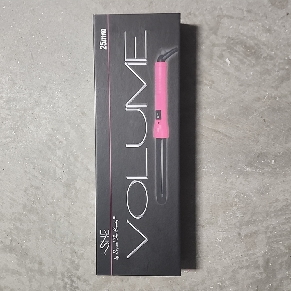 SHE Volume 25mm Curling Iron Hot Pink Negative ion, Ceramic Barrel long lasting